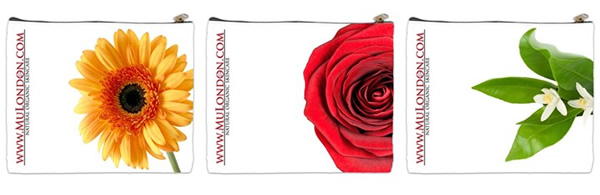 MuLondon Cosmetic Bags.
