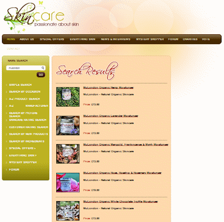 Compare skin care products!