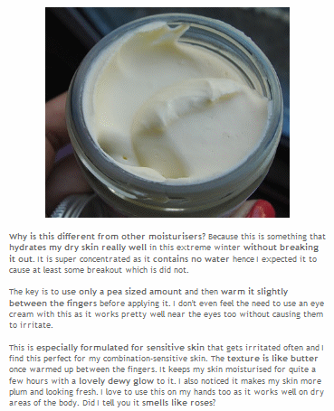 MuLondon Organic Rose Moisturiser review.