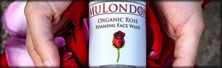 MuLondon Organic Rose Cleanser and Moisturiser.