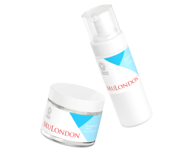 MuLondon Organic Fragrance Free Skin Care Set